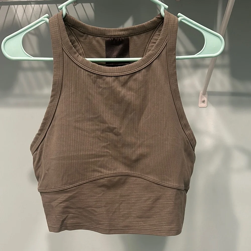 Green Crop Top - Picture 2 of 7
